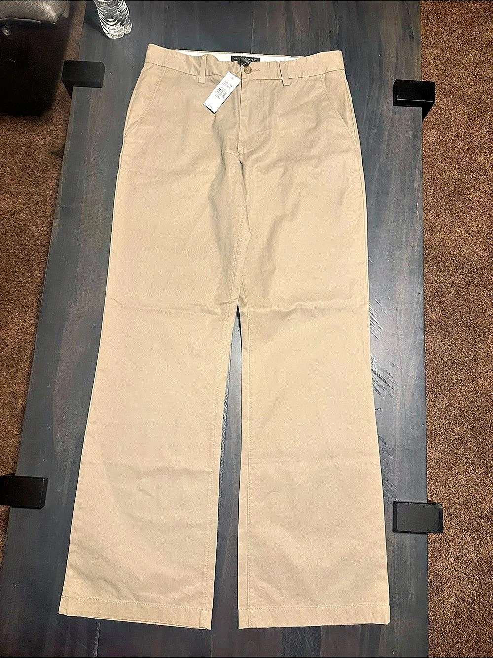 Banana Republic Wide Leg Pants in Beige Size 33/34